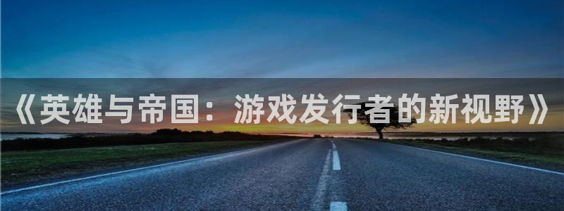 陕西新宝GG子文化创意是干什么的：《英雄与帝国：游戏发行者的新视野》